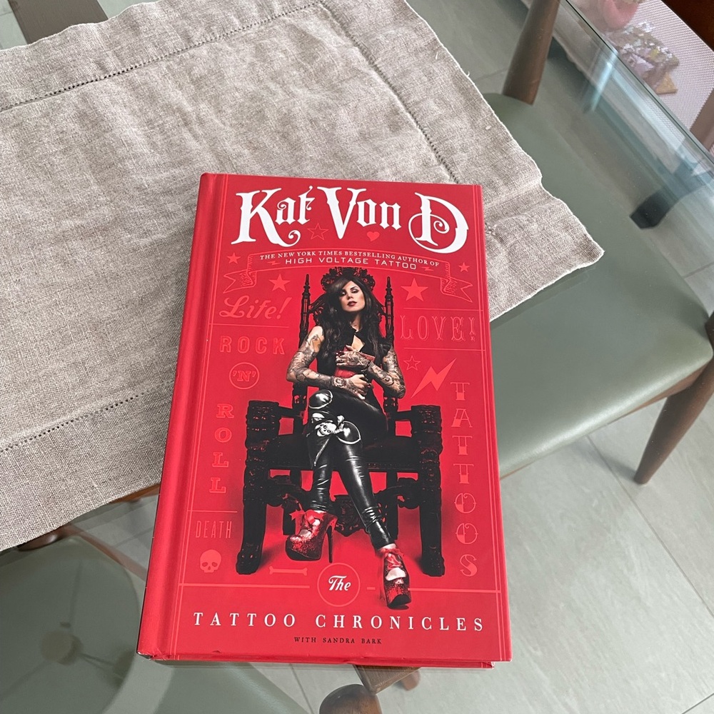 Kat von D the tattoo chronicles hardcover book